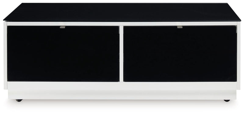 Gardoni - Rectangular Cocktail Table - White / Black, photo 7 of 7