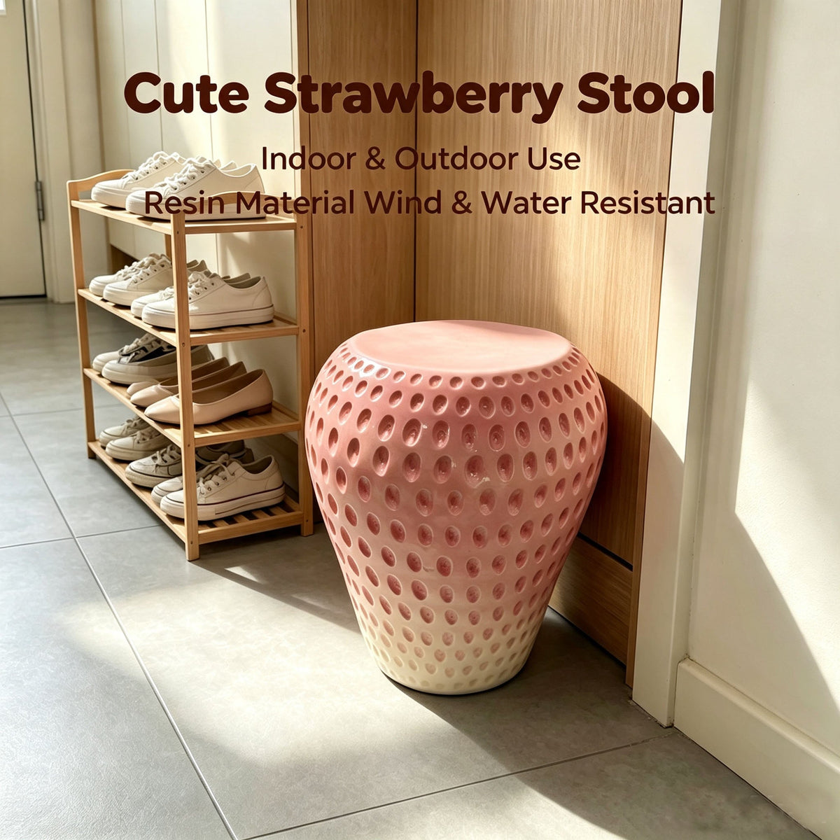 Strawberry Fruit Stool, photo 3 of 10