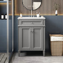 Bathroom Vanity With 2 Doors And Tip Out Drawer, Soft Closing Hinges by Unique Piece Furniture
