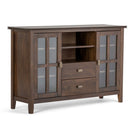 Artisan - Tall TV Media Stand - Natural Aged Brown by HouseOfZazla