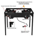 150000 BTU Double Burner Outdoor Stove BBQ Grill by LJGDeals
