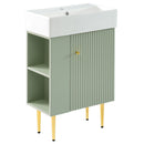 Bathroom Vanity, Combo Cabinet, Bathroom Storage Cabinet, Single Ceramic Sink by HouseOfZazla