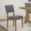 Topeka - Upholstered Dining Side Chair (Set of 2) - Brown by HouseOfZazla