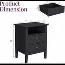 Fluted Nightstand With 2 Drawers by HouseOfZazla