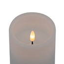 LED Candles With Remote Timer (Set of 3) - White by Unique Piece Furniture