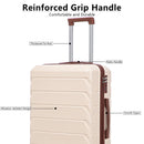3 Pieces Set 20" / 24" / 28" Spinner Wheel Luggage With Combination Lock by HouseOfZazla