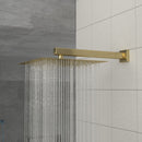 Dual Shower Head 10" Wall Mounted Square Shower System by HouseOfZazla