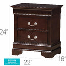 Louis Phillipe - Nightstand - Wood by Unique Piece Furniture