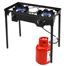 150000 BTU Double Burner Outdoor Stove BBQ Grill by LJGDeals