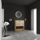 Modern Freestanding Bathroom Vanity With 2 Soft Closing Doors by HouseOfZazla