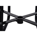 Square Outdoor Steel Picnic Table, With Umbrella Pole by Unique Piece Furniture