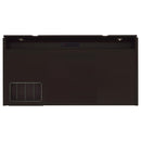 Halston - 3 Drawer Office Computer Desk With Keyboard Tray - Cappuccino by HouseOfZazla