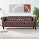 Traditional Square Arm Removable Cushion 3 Seater Sofa by Unique Piece Furniture