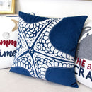 Seastar Starfish Pillow Cover - Indigo by Unique Piece Furniture