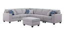 Cooper - Comfort Sectional Sofa With Ottomans And Cupholder by Unique Piece Furniture
