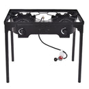 150000 BTU Double Burner Outdoor Stove BBQ Grill by LJGDeals