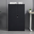 Metal Storage Cabinet With Locking Doors And Adjustable Shelf, Folding Filing Storage Cabinet, Folding Storage Locker Cabinet For Home Office, School, Garage by Unique Piece Furniture