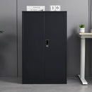 Metal Storage Cabinet With Locking Doors And Adjustable Shelf, Folding Filing Storage Cabinet, Folding Storage Locker Cabinet For Home Office, School, Garage by Unique Piece Furniture