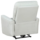 Dove Upholstered Power Recliner Chair With Smooth Power Recline And USB Charging - Gray by HouseOfZazla