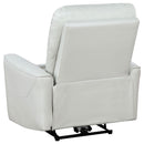 Dove Upholstered Power Recliner Chair With Smooth Power Recline And USB Charging - Gray by HouseOfZazla