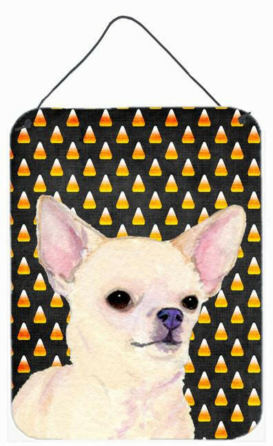 Chihuahua Candy Corn Halloween Portrait Wall or Door Hanging Prints