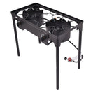 150000 BTU Double Burner Outdoor Stove BBQ Grill by LJGDeals