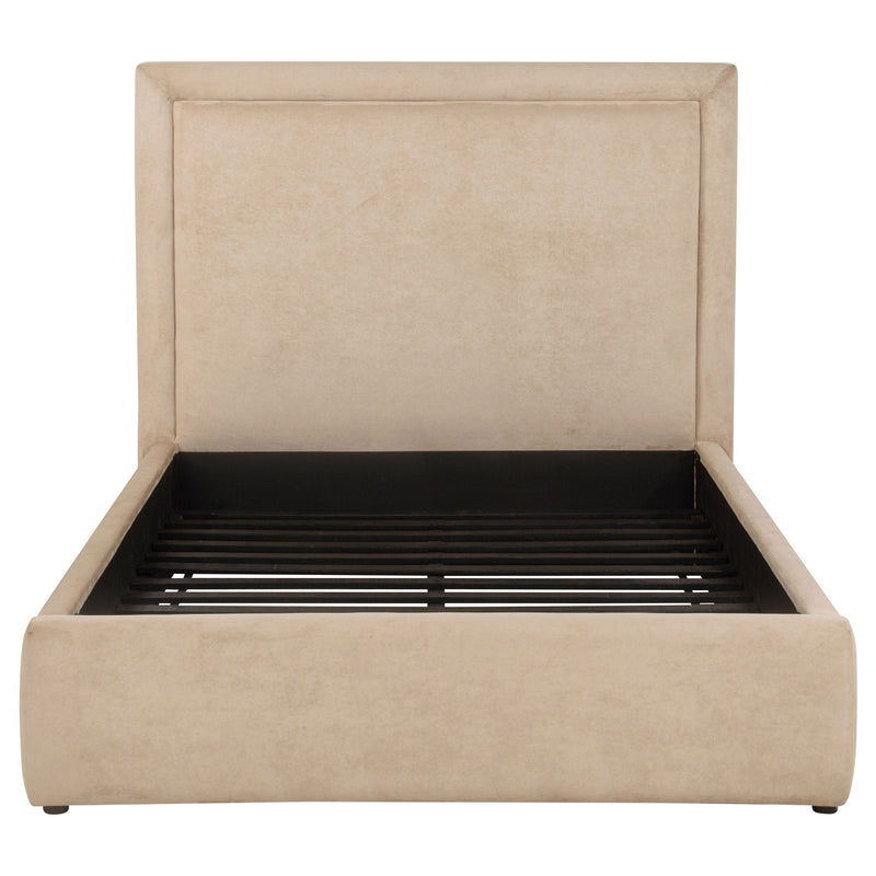 Lawson 54-inch Upholstered Full Platform Bed Light Saddle, photo 7 of 7