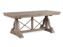 Paxton Place - Trestle Dining Table - Dovetail Gray