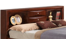 Modern Design Storage Bed With Bookcase Headboard by HouseOfZazla