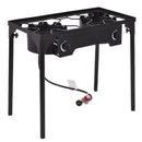 150000 BTU Double Burner Outdoor Stove BBQ Grill by LJGDeals
