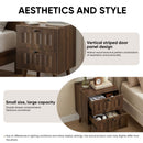 Double Drawer Bedside Table (Set of 2) - Walnut by HouseOfZazla