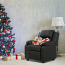 Kids Deluxe Headrest Recliner Sofa Chair with Storage Arms by DirectDeals
