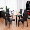 Set of 2 or 6 High Back Dining Chairs-Set of 6 by LJGDeals
