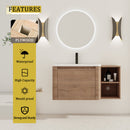40'' Wall-Mounted Bathroom Vanity