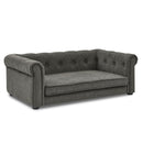 Modern Elegant Rectangle Pet Bed, Durable Elevated Dog Sofa by HouseOfZazla