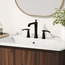 Modern Bathroom Vanity With Rectangle Ceramic Sink, Soft Closing Doors by HouseOfZazla