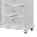 Abigale - 6 Drawer Dresser With LED (Includes Dresser Only, Mirror Not Included) - White by HouseOfZazla