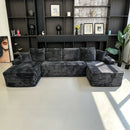 131" U-Shape Cloud Sectional Couch