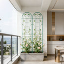 Metal Garden Trellis Rustproof Trellis For Climbing Plant Outdoor Flower Support by HouseOfZazla
