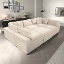 Hayward - Modular Sectional Sofa - Ivory by HouseOfZazla