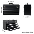 465-Piece Mechanics Tool Set with 3-Drawer Heavy Duty Metal Box Repair Tool Kit by HouseOfZazla