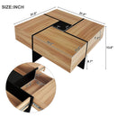 Wallace - Coffee Table With 4 Hidden Storage Compartments - Brown by Unique Piece Furniture