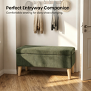 32 Inch Wide Olive Ottoman