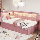 Upholstered Platform Bed With USB Ports And LED Belt by HouseOfZazla