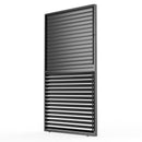 Louver Grille 1 / 3 13Ft Frame & Louvers - Black by Unique Piece Furniture