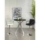 Edgerton - Round Height Bistro Bar Table - Dark Oak by HouseOfZazla