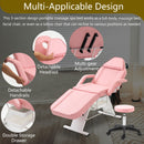 Massage Salon Tattoo Chair With Two Trays Esthetician Bed With Hydraulic Stool, Multi-Purpose 3-Section Facial Bed Table, Adjustable Beauty Barber Spa Beauty Equipment by HouseOfZazla