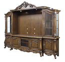 Latisha - Entertainment Center - Antique Oak by HouseOfZazla