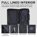Lightweight Durable ABS Hardshell Luggage - 24 Inch