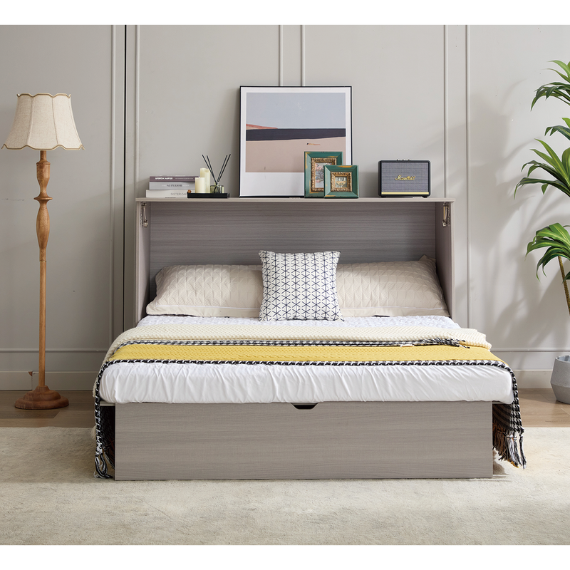 Cabinet Bed with Storage and Foam Mattress, photo 7 of 10